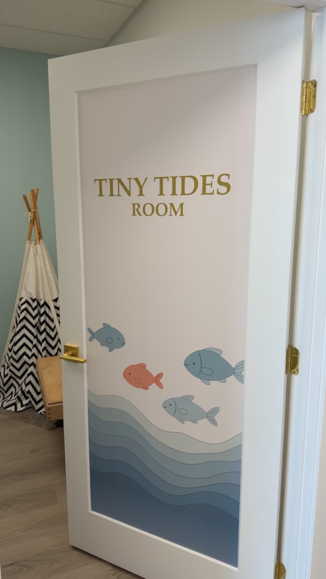 Tiny Tides children's therapy room